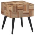 vidaXL Príručný stolík 40x40x45 cm recyklovaný tíkový masív