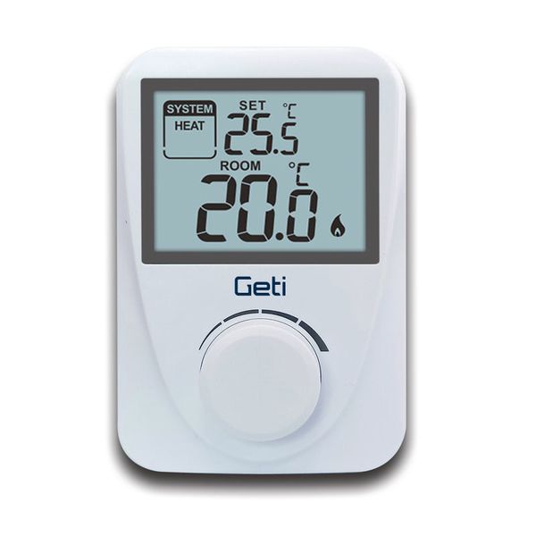 Termostat GETI GRT01 drôtový