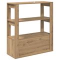 vidaXL Servírovacia skriňa dub artisan 30 x 80 x 90 cm
