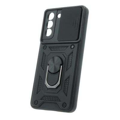 Puzdro Defender Slide pre Samsung Galaxy S21 FE čierne