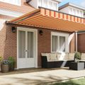 vidaXL Rám markízy Viacfarebný 500 × 300 cm Polyester s PU povrchom