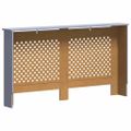 vidaXL Kryt na radiátor antracitový 152x19x81,5 cm MDF
