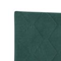 vidaXL Posteľ boxspring s matracom Tmavozelená 90 x 200 cm Zamat