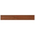 vidaXL Parapetné dosky Hnedé drevo 120 x 25 x 4,5 cm PVC