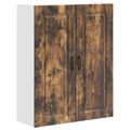 vidaXL Dvierka na umývačku Kalmar Dymová dub 80 x 31 x 100 cm