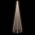 vidaXL Vianočný stromček na stožiari 310 studených bielych LED 300 cm