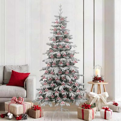 vidaXL Súprava vianočných ozdôb 100 pcs Priehľadná Ø 8 cm