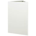 vidaXL Záhradný kvetináč biely trojuholník 50x43x75 cm oceľ