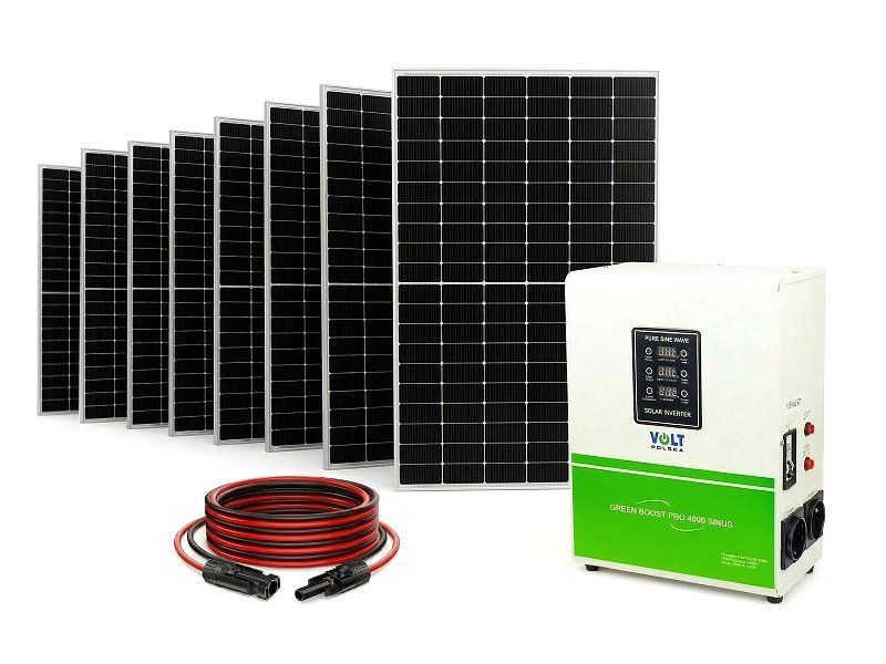 Sada pre solárny ohrev vody VOLT 4000 SINUS GREEN BOOST 3640Wp 8x PV TRINA Solar