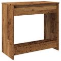 vidaXL Písací stôl staré drevo 80x40x75 cm kompozitné drevo