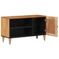 vidaXL TV skrinka Prírodná 80 x 33 x 46 cm Masívne mango drevo