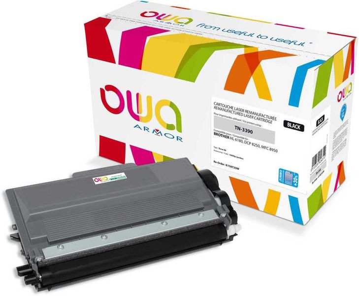 OWA Armor toner kompatibilný s Brother TN-3390, 16.000st, čierna/black
