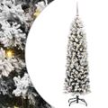 vidaXL Umelý vianočný stromček Zelená 150 cm PVC, oceľ a plast
