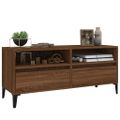 vidaXL TV skrinka hnedý dub 100x34,5x44,5 cm kompozitné drevo
