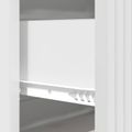vidaXL Zásuvkový kabinet Biela s vysokým leskom 66 x 34,5 x 89,5 cm