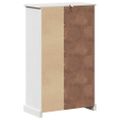 vidaXL Kúpeľňová skriňa VIGO Biela a antik biela 68 x 34 x 110 cm