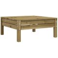 vidaXL Záhradná podnožka s podložkou impregnovaná borovica
