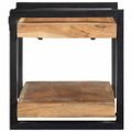 vidaXL Nástenná polica 70x33x35 cm Akácia z masívneho dreva