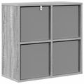 vidaXL Servírovacia skriňa Sivý Sonoma 59,5 x 27 x 57 cm