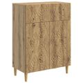 vidaXL Servírovacia skriňa Dub artisan 66 x 34,5 x 90 cm