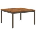 vidaXL Konferenčný stolík Prírodná a kávová 80 x 80,5 x 45 cm