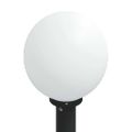 vidaXL Stĺpikové svetlá 3 ks 80 cm čierne IP44