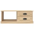 vidaXL Konferenčný stolík dub sonoma 90x50x35 cm kompozitné drevo