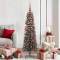 vidaXL Umelý vianočný stromček Zelená 150 cm PVC, plast a oceľ
