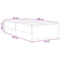 vidaXL Rám postele Dub sonoma 80 x 200 cm Kompozitné drevo