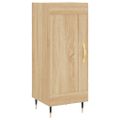 vidaXL Komoda dub sonoma 34,5x34x90 cm spracované drevo