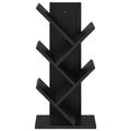 vidaXL Knižnica na stromy 4-úrovňová 30 x 18 x 60 cm Kompozitné drevo