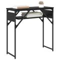 vidaXL Konferenčnýstolík Čierny dub Kompozitné drevo 75x30x75cm