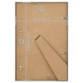 vidaXL Fotorámiky na stenu alebo stôl 5 ks strieborné 42x59,4 cm MDF