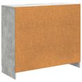 vidaXL Servírovacia skriňa Betónovo sivá 89 x 34,5 x 77 cm