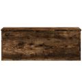 vidaXL Úložný box dymový dub 90x35x35 cm spracované drevo
