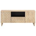 vidaXL TV skrinka 105x33x46 cm masívne mangovníkové drevo