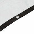 vidaXL Priehľadná plachta s očkami 1x6 m polyetylénová