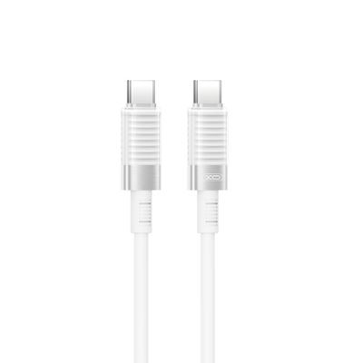 Kábel XO NB-Q282B PD USB-C - USB-C 1,0 m 60W biely