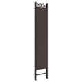 vidaXL 6-panelový paraván hnedý 240x220 cm látkový