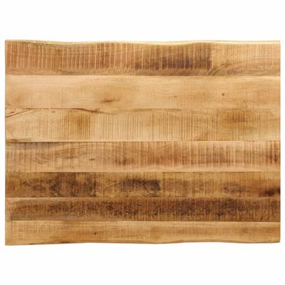 vidaXL Stolová doska živá hrana 90x60x3,8 cm masívny surový mangovník