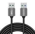 Kábel USB Kruger&Matz KM0337 USB/USB 3.0 1m čierny Kabel USB Kruger&Matz KM0337 USB / USB 3.0 1m černý