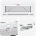 vidaXL Podkrovné okno RISOR 100 x 40 cm PVC a sklo