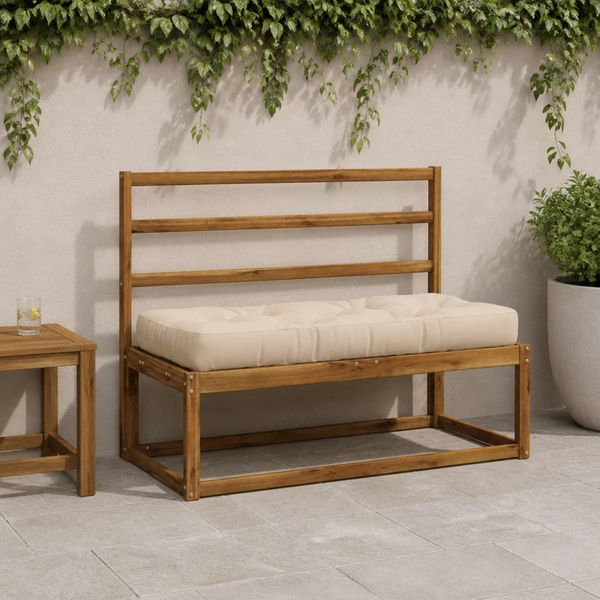 vidaXL Vankúš na paletu VIANEN 100% polyester Krémová 120 x 40 x 12 cm