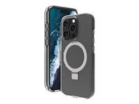 Zadný kryt pre mobilný telefón - stojan - kompatibilita s MagSafe - D3O, plast - priesvitná - pre Apple iPhone 16 Pro Max