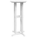 vidaXL Barový stôl Biela 55 x 55 x 107 cm Polyetylén