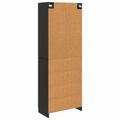 vidaXL Sada skríň 2 ks 66 x 34,5 x 87 cm Kompozitné drevo Čierna