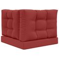 vidaXL Vankúš na vonkajšiu pohovku Polyester vínovo červená 60 x 60 cm