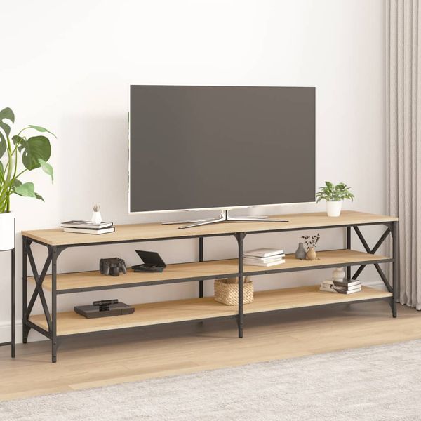 vidaXL TV skrinka dub sonoma 180x40x50 cm spracované drevo