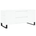 vidaXL Konferenčný stolík biely 102x44,5x50 cm kompozitné drevo