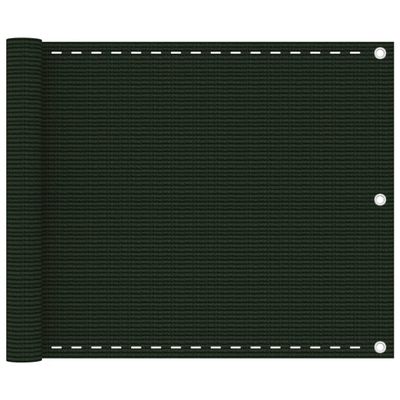 vidaXL Balkónová markíza bledozelená 75x300 cm HDPE